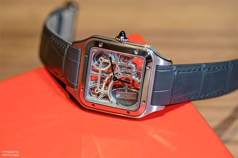 cartier santos xl replica|cartier santos dumont skeleton watch.